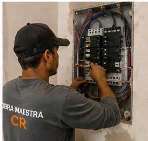 Instalacion electrica durante remodelacion de condominio